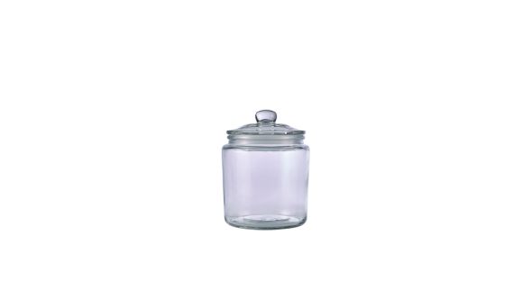 Genware Biscotti Jar Small 90cl - 12 x 15.6cm (Dia x H)