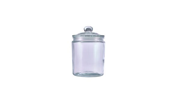 Genware Biscotti Jar Medium 1.8L - 13.5 x 22cm (Dia x H) 