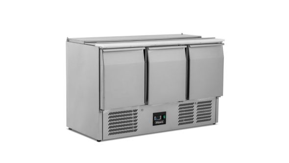 Blizzard BSP3 3 Door Compact Refrigerated Counter Saladette 368L