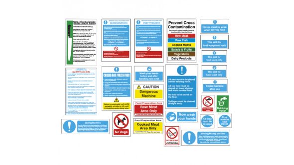 Butchers Food Hygiene & Safety Sign Pack BUTPK - 25 Signs