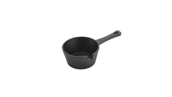 Mini Cast Iron Sauce Pan 9.7x4.5cm - Genware