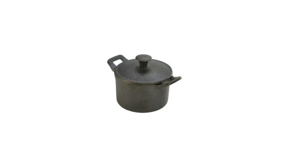 Mini Cast Iron Casserole Dish 10X6cm - Genware