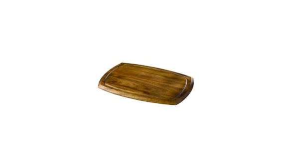 Genware Acacia Wood Serving Board 36X25.5X2cm