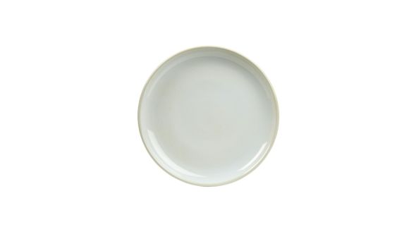 Terra Stoneware Rustic White Coupe Plate 19cm - pk 6