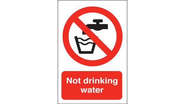 Not drinking water. 150x100mm. S/A