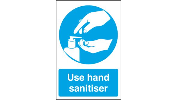 Use Hand Sanitiser. 200x300mm S/A