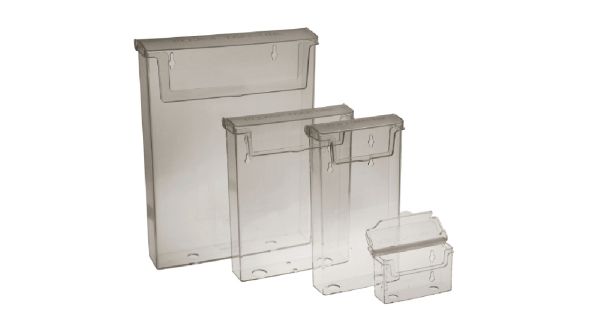 A5 Exterior Leaflet Dispenser with lid