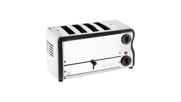 Rowlett Esprit 4 Slot Toaster Chrome w/2x Additional Elements & Sandwich Cage - CH181