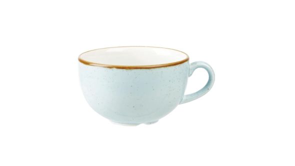 Churchill Stonecast Cappuccino Cup Duck Egg Blue 8oz - DK514 - pk 12