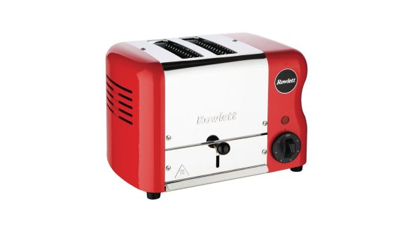 Rowlett Esprit 2 Slot Toaster Traffic Red w/2 Additional Elements & Sandwich Cage - CH180