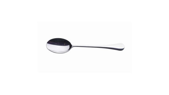 Genware Slim Dessert Spoon 18/0 (Dozen)