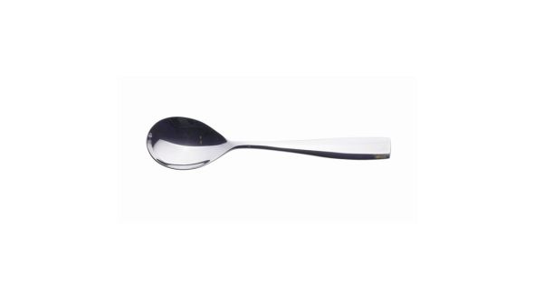 Genware Square Dessert Spoon 18/0 (Dozen)