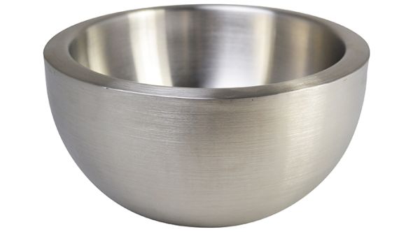 Stainless Steel Double Walled Salad Bowl 20cm