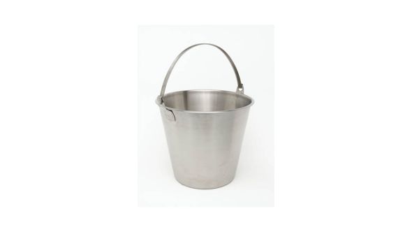 Economy Stainless Steel  12L Bucket - Genware