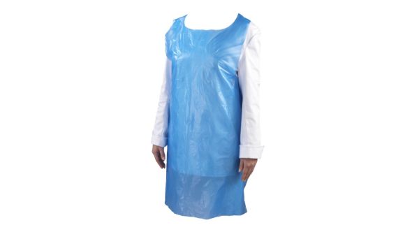 Blue Disposable Pe Apron (100 Pcs) - Genware