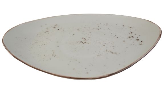 Orion Elements - Sandstorm Grey Triangular Plate 36cm L x 23.5cm H EL03SA