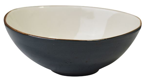 Orion Elements Rustic Shaped Bowl Slate Grey - EL23GR