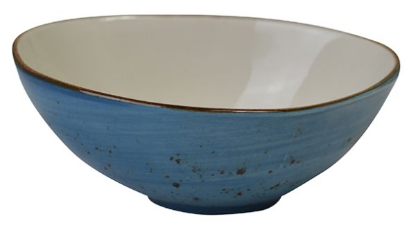 Orion Elements Rustic Shaped Bowl Ocean Blue - EL23OM