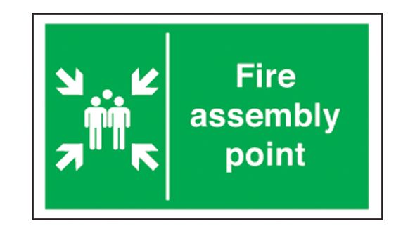 Fire assembly point. 400x600mm S/A