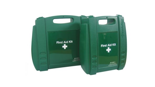 British Standard Compliant Workplace First Aid Kit 1-10 people Small