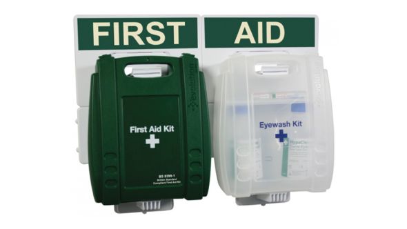 British Standard Compliant Catering First Aid Kit & Eye wash point kits 1 - 10 people