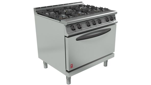 Falcon Dominator Plus G3101D - Commercial Gas Range 6 Burner - Drop Down Door