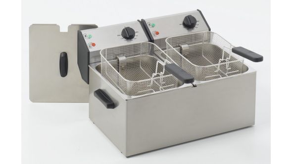 Roller Grill FD80D Double Countertop Fryer 8L