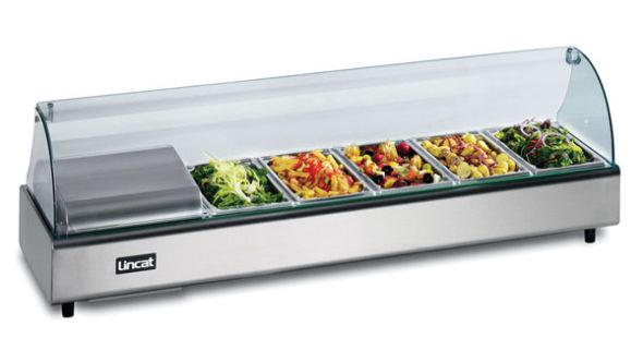 Lincat FDB5 Seal - Refrigerated Food Display Bar - 5 x 1/3GNs