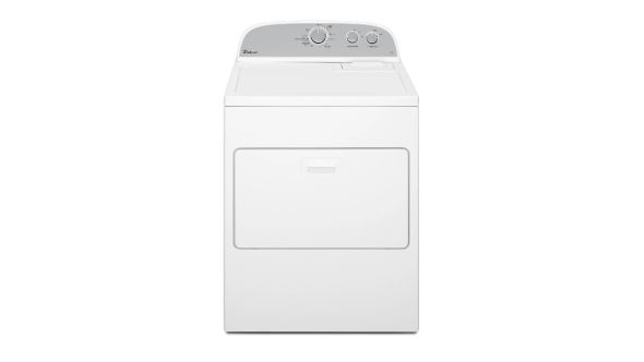 Whirlpool 3LWED4815FW Atlantis 15kg 6th Sense American Style Vented Dryer, 15kg