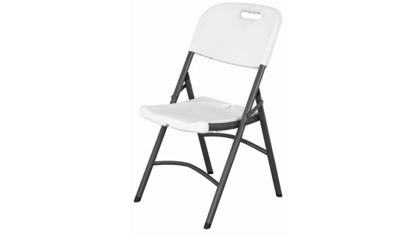 Folding Utility Chair White Hdpe - Genware