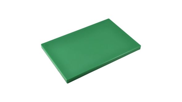 Green 1" Chopping Board 18 x 12" - Genware G11812