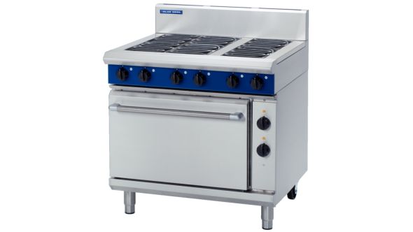 Blue Seal E506D - Electric 6 Element Range with Static Oven 900mm