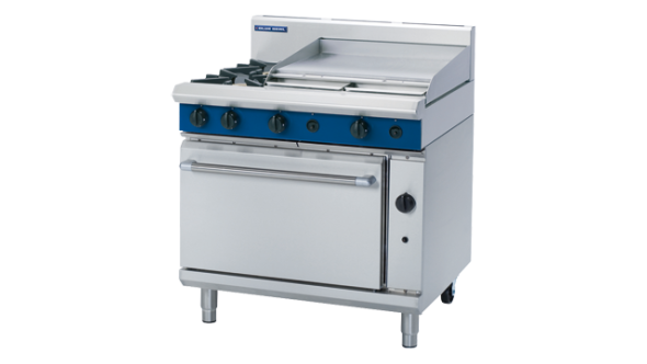 Blue Seal G506B - Gas Range - 2 Burner With 600mm Smooth Griddle - Natural Gas