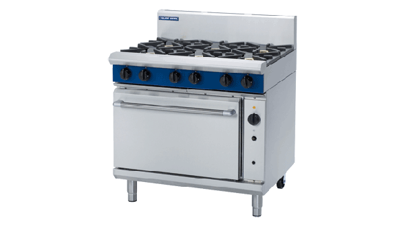 Blue Seal Evolution G56D - Gas 6 Burner Range with Gas Convection Oven 900mm