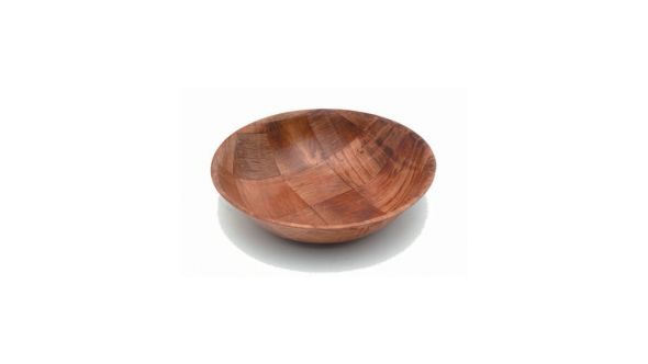 Woven Wood Bowls 6" Dia - Genware