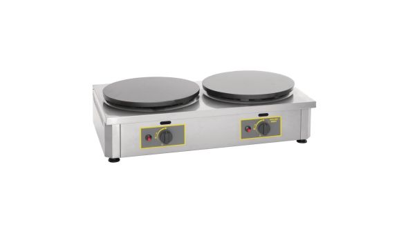 Roller Grill 400CDG Double Crepe Maker / Griddle - LPG Gas 