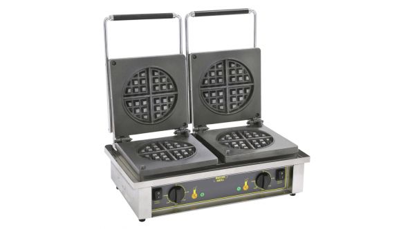 Roller Grill GED75 Double Round Waffle Iron