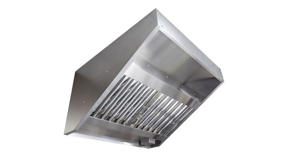 Parry GT1010 Heavy Duty Kitchen Extraction Canopy - 1000x1000x600mm WDH