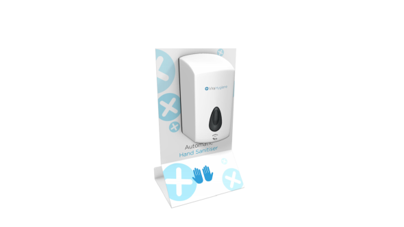 Envira Stand Automatic Sanitiser Dispenser Countertop - Customisable