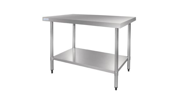 Vogue Stainless Steel Prep Table 600mm - GJ500 - 600(W) x 700(D) x 900(H)mm