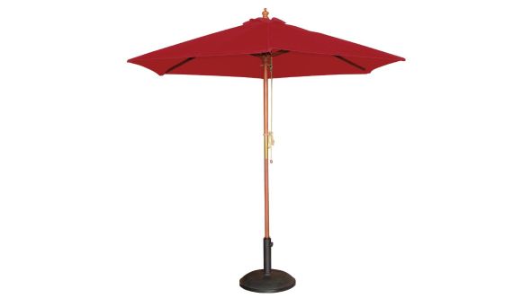 Bolero Round Parasol 2.5m Diameter Red