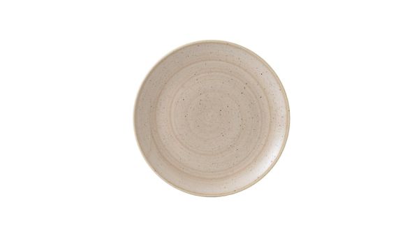 Churchill Stonecast Coupe Plate Nutmeg Cream 260mm - GR935 - pk 12