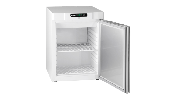 Gram Hoshizaki COMPACT F 220 L DR G U 128 Ltr Single Door White Undercounter Freezer