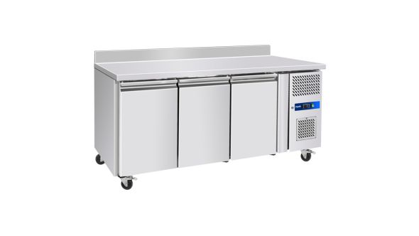 Prodis GRN-C3F 3 Door Stainless Steel Counter Freezer - With Upstand