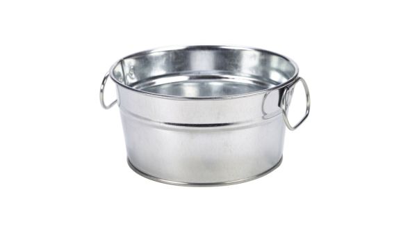 Galvanised Steel Serving Bucket 15 x 8cm - Genware