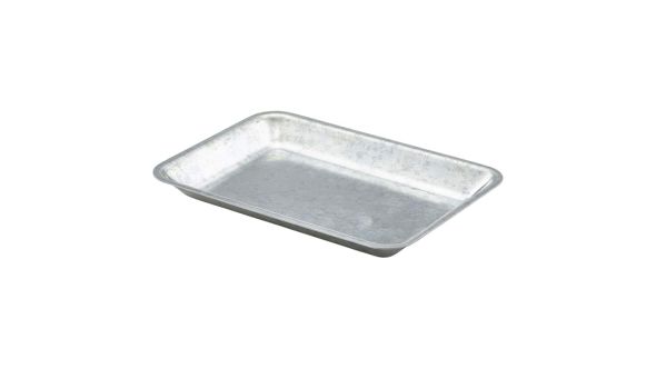 Galvanised Steel Tray 20x14x2cm - Genware