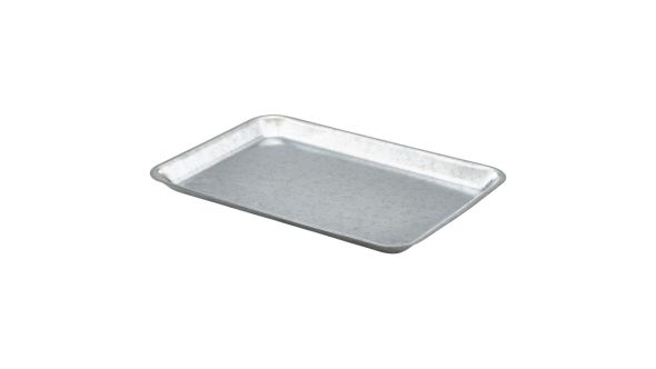 Galvanised Steel Tray 31.5x21.5x2cm - Genware