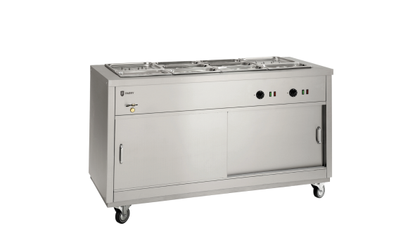 Parry HOT18BM - Electric Hotcupboard with 5 x 1/1 gn Bain Marie Top