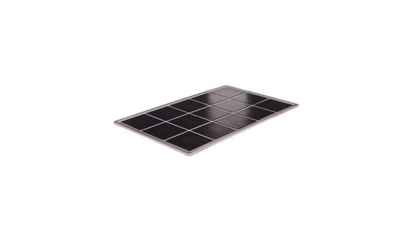 Primeware HT1BK - Ceramic 1/1 GN Hot Tile - Bain Marie Insert - Black