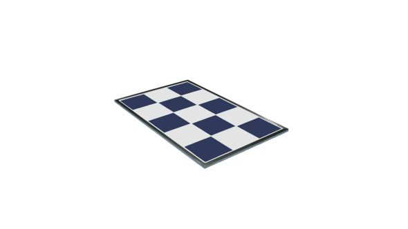 Primeware HT1BL/WH - Ceramic 1/1 GN Hot Tile - Bain Marie Insert - Blue & White